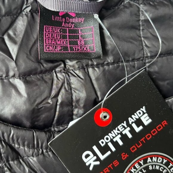 Women's Black Puffer Jacket - Picture 9 of 9